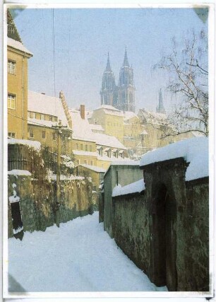 Meißen. Dom im Schnee