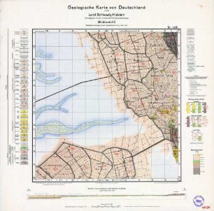 1419 Wobbenbuell, Geologische Karte von Deutschland 1:25000, Land Schleswig-Holstein