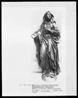 Maria von einer Kreuzigungsgruppe