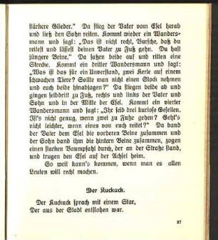 Der Kuckuck.