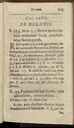 Cap. XXVII. De Delictis.