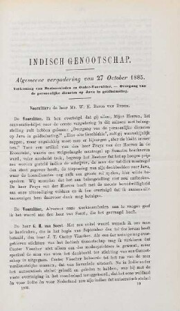 Algemeene vergadering van 27 October 1885