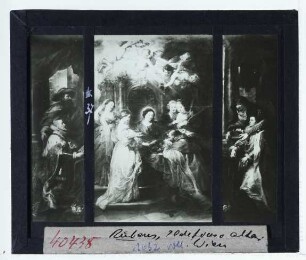 Rubens, Ildefonso-Altartriptychon (Wien KHM GG_678) : Gesamtansicht
