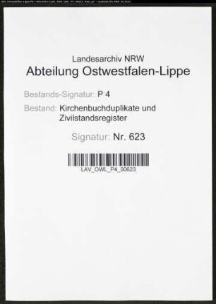 Kirchenbuchduplikate der katholischen Gemeinde (GHT 1815-1823). (Gemeinde: Büderich, katholische Gemeinde)
