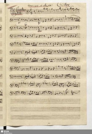 732. Cavatina: Amor non sò che sia / Paisiello, G.