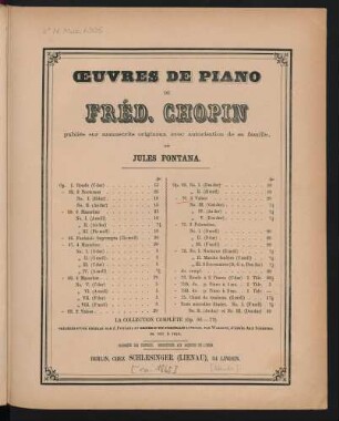 Trois valses nos. 3, 4 et 5 : op. 70 : oeuvres posthumes, livr. V : (1835)
