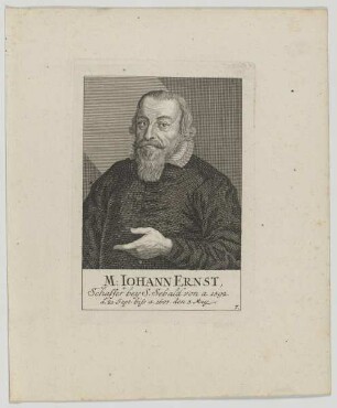 Bildnis des Iohann Ernst