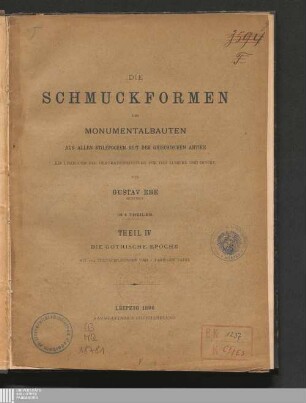 4: Die gothische Epoche