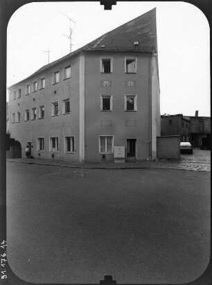 Wurzen, Domgasse 17/19. Wohnhaus (Baubeginn 2. H. 16. Jh.). Straßenfront