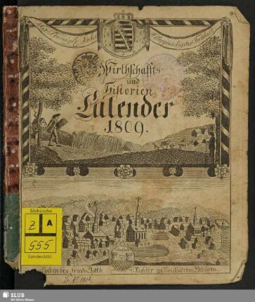 1809: Wirthschafts und Historien Calender