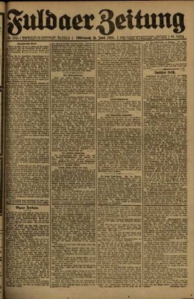 Ausgabe vom Mittwoch, den 11. Juni 1919.
