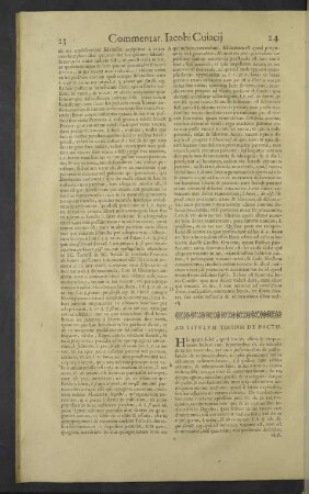 Ad titulum tertium de pactis.