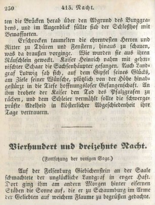 Vierhundert und dreizehnte Nacht