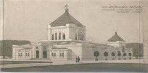 Pfann, Paul; Nürnberg; Landesausstellung 1906, Kunstausstellungsgebäude - Perspektive