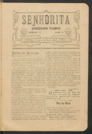 1911,2,13: anno 2, número 13 (13 de maio de 1911)