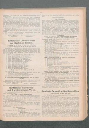 Katholischer Lehrerverband des Deutschen Reiches : Teilsitzung des G. A. am 19. Juni 1914 in Bochum