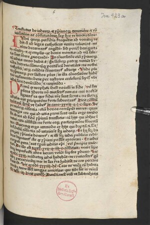 De communione et conversatione Judaeorum et Christianorum