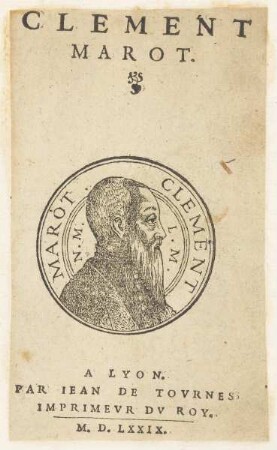 Bildnis des Clément Marot