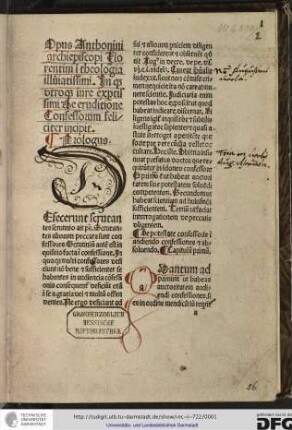 Confessionale: Defecerunt scrutantes scrutinio. Add: Johannes Chrysostomus, Sermo de poenitentia, together with Henricus de Hassia: Regulae ad cognoscendum differentiam inter peccatum mortale et veniale