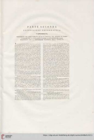 Parte seconda: Esposizione topografica