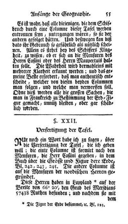 §. XXII. Verfertigung der Tafel.