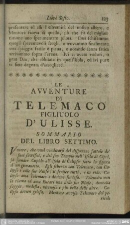 Libro Settimo
