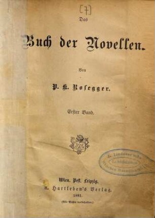 Ausgewählte Schriften, 7,1