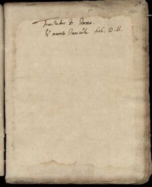 Tractatus de Jano et Monte Janiculo, dt.