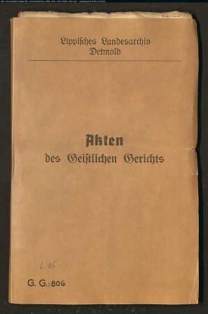 Johann Cord Hesloh zum Heßloh gegen Margrete Ilsabein Mölling, Tochter von Bartold Mölling, wegen einer Eheklage