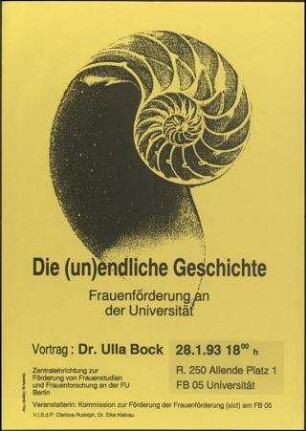 Die (un)endliche Geschichte Frauenförderung an der Universität