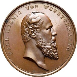 Preismedaille der Kgl. Polytechnischen Schule in Stuttgart