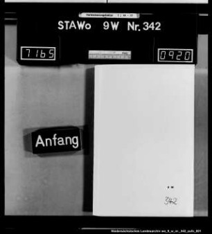 Urkundenregister des Kantonnotars Heinrich Christian Wilhelm Groscurd zu Holzminden