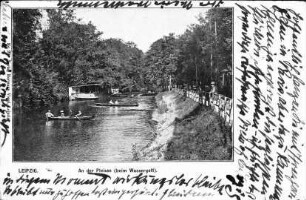 Leipzig: an der Pleiße (beim Wassergott)