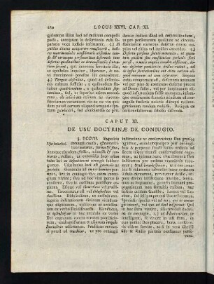 280-281, Caput XI. De Usu Doctrinae De Coniugio.