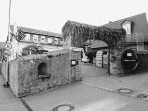 Mauer und Wandbrunnen; Geisenheim, Grund 19