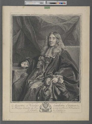 Messire Nicolas Lambert Seigneur de Thorigny, Conseiller du Roy en tous ses Conseils, et Président en La Chambre des Comptes