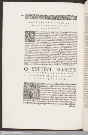 Adversus Marcionem Liber Quintus