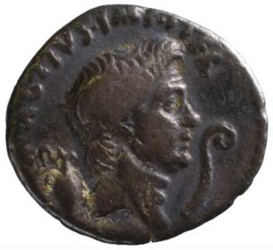 Münze, Denar, 42-40 v. Chr.