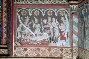 Martyrium des heiligen Laurentius und eines unbekannten Heiligen