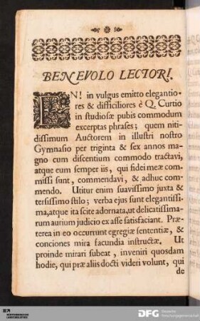 Ad Lectorem.