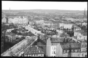 Dresden. Albertplatz und Neustadt