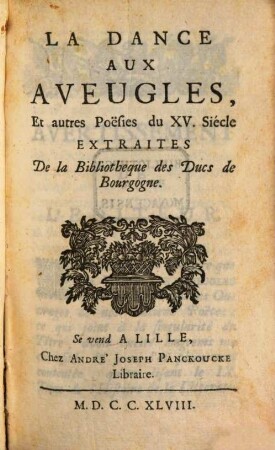 La danse aux aveugles ...