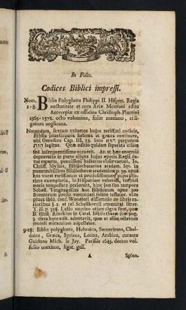 1-24, Codices Biblici impressi - Concordantiae Biblicae & Lexica Biblica tam verbalia quam realia