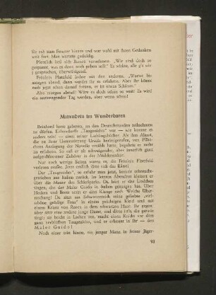 Mittendrin im Wunderbaren