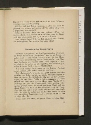 Mittendrin im Wunderbaren