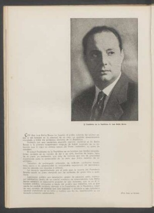 El Presdente de la República D. Luis Batlle Berres