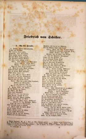 Handbuch der poetischen Nationalliteratur der Deutschen von Haller bis auf die neueste Zeit : vollständige Sammlung von Musterstücken aus allen Dichtern und Dichtungsformen, nebst Angabe der frühern Lesarten, biographischen Notizen und literarisch-ästhetischem Kommentar. 2, Schiller bis Beck