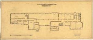 Billing, Hermann; Frankenthal, Zuckerfabrikstr.; Zuckerfabrik, Umbau Verwaltungsgebäude - Grundriss EG