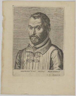 Bildnis des Benedictvs Arias Montanvs