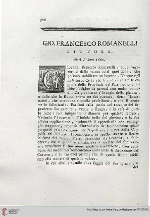 Gio. Francesco Romanelli